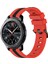 Samsung Gear S3 Frontier Kırmızı+Siyah Için Silikon Saat Bandı (Yurt Dışından) 1