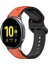 Samsung Galaxy Watch Active 2 40MM Turuncu+Siyah Için Silikon Watch Band (Yurt Dışından) 1