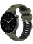 Samsung Galaxy Watch 6 Classic Için 20MM Silikon Kayış 43MM Ordu Yeşili+Siyah (Yurt Dışından) 1