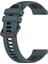 Samsung Galaxy Watch 6 Classic Için 20MM Silikon Kayış 43MM Zeytin Yeşili + Siyah (Yurt Dışından) 3