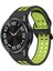 Samsung Galaxy Watch 6 Classic Için Silikon Kayış 47MM Siyah + Yeşil (Yurt Dışından) 1