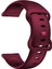 Kordonlu Saat 22MM Samsung Galaxy Watch Active 3 45MM Şarap Kırmızısı Için (Yurt Dışından) 1