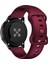 Kordonlu Saat 22MM Samsung Galaxy Watch Active 3 45MM Şarap Kırmızısı Için (Yurt Dışından) 4