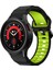 Samsung Galaxy Watch5 Pro Siyah Yeşil Için Silikon Watch Band (Yurt Dışından) 1