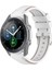 Samsung Galaxy Watch 3 41MM 20MM Silikon Kordonlu Saat Beyaz (Yurt Dışından) 1