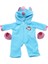 Adet/takım 18 Inç Yeniden Doğmuş Bebek Bebek Unicorn Tek Parça Pijama Tulum Ayakkabı Kıyafet (Yurt Dışından) 2