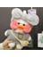 30 cm Küçük Ördek Sevimli Peluş Yastık Dolması Bebek Gözlük ve Giysi Giyen Sevimli Karikatür Oyuncak (Yurt Dışından) 1