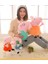 30-65 cm Peppa Domuz George Aile Dinozor Ayı Peppapig Peluş Oyuncak Bebekler Doldurulmuş Hayvan Yumuşak Bebek Oyuncak Çocuk Için Bebek Doğum Günü Si (Yurt Dışından) 2