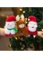 Pinshang Noel Alkış Daire Peluş Oyuncaklar El Yüzük Süsler Dolması Peluş Bebek Ev Için Noel Dekor Parti Leri (Yurt Dışından) 4
