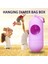 Taşınabilir Plastik Asılı Bebek Bezi Çantası Kutusu Bebek Çöp Çöp Saklama Kutusu (Yurt Dışından) 3