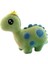 Mini Sevimli Karikatür Taç Dinozor Yumuşak Peluş Bebek Asılı Oyuncak Çanta Kolye Dekor (Yurt Dışından) 1
