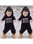 Bebek Mektup Erkek Kız Hoodie Kıyafetler Giysi Romper Tulum (Yurt Dışından) 1