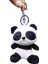 Panda Peluş Anahtarlık Rahat Hiçbir Deformasyon Karikatür Panda Çanta Yüzük (Yurt Dışından) 2