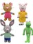 Pinshang Pip ve Vecize Peluş Bebek Sevimli Karikatür Tavşan Fare Hayvan Peluş Yumuşak Dolması (Yurt Dışından) 5