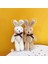 Denoswım 11 cm Kawaii Karikatür Tavşan Doldurulmuş Oyuncak Mini Tavşan Bebek Erkek Kız Peluş Anahtarlık Kolye (Yurt Dışından) 5