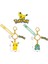 Hakiki Pokemon Pikachu Anahtarlık Kawail Pokémon Aksiyon Figürü Anahtarlık Sevimli Anime Karikatür Model Oyuncaklar Bebek Çocuk Kız (Yurt Dışından) 5
