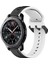 Samsung Gear S3 Frontier Siyah+Beyaz Için Dışbükey Döngü Silikon Kayış (Yurt Dışından) 1