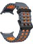 Samsung Galaxy Watch Ultra 47MM Uzay Gri Turuncu Için Silikon Watch Band (Yurt Dışından) 3