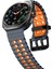 Samsung Galaxy Watch Ultra 47MM Uzay Gri Turuncu Için Silikon Watch Band (Yurt Dışından) 4