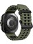 Samsung Galaxy Watch Ultra 47MM Ordu Yeşil Siyah Için Silikon Watch Band (Yurt Dışından) 2