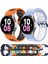 Samsung Galaxy Watch 6 Classic Için Silikon Kayış 47MM Siyah + Gri (Yurt Dışından) 3