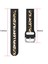 Samsung Galaxy Watch 5 40MM / 44MM Siyah Leopar Desenli Silikon Watch Band (Yurt Dışından) 4