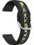 Samsung Galaxy Watch 5 40MM / 44MM Siyah Yeşil Kamuflaj Için Silikon Watch Band (Yurt Dışından) 3