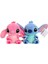 Disney Kawaii Mavi Pembe Dikiş Peluş Bebek Karikatür Anime Oyuncaklar Lilo ve Stitch Sevimli Yumuşak Doldurulmuş Oyuncaklar Çocuklar Için Noel Leri (Yurt Dışından) 1