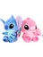 Disney Kawaii Mavi Pembe Dikiş Peluş Bebek Karikatür Anime Oyuncaklar Lilo ve Stitch Sevimli Yumuşak Doldurulmuş Oyuncaklar Çocuklar Için Noel Leri (Yurt Dışından) 3