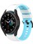 Silikon Kayış Samsung Galaxy Watch4 Için Clic 42MM / 46MM Samsung Galaxy Watch4 Classic Için 42MM / 46MM Beyaz Gök Mavisi (Yurt Dışından) 4