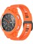 Silikon Kordonlu Saat Samsung Galaxy Watch4 Clic 46MM Samsung Galaxy Watch4 Classic 46MM Turuncu (Yurt Dışından) 1