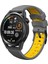 Samsung Galaxy Watch 46MM Gri Sarı Için Silikon Kayış (Yurt Dışından) 1