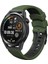 Samsung Galaxy Watch 46MM Ordu Yeşili Siyah Için Silikon Kayış (Yurt Dışından) 1