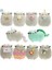 Noel Si 1 Adet 3 Inç Kawaii Brinquedos Pusheen Kedi Zincir Oyuncaklar 6 Stilleri Karikatür Yumuşak Peluş Mini Bebek Süper Yeni (Yurt Dışından) 1