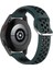 Samsung Galaxy Watch4 Için 44MM Silikon Kayış Zeytin Yeşili Siyah (Yurt Dışından) 4