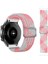 Samsung Galaxy Watch 3 41MM Pembe Beyaz Için Naylon Kordonlu Saat (Yurt Dışından) 1