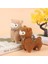 Sevimli Mini Alpaka Kolye Yumuşak Hayvan Peluş Doldurulmuş Bebek Oyuncakları Anahtarlık (Yurt Dışından) 4