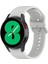 Samsung Galaxy Watch 5 Pro 45MM Gümüş Gri Için Silikon Watch Band (Yurt Dışından) 1