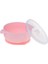 Pembe Silikon Kapaklı Bebek Kasesi Bağımsız Beslenme Için Bpa Olmayan% 100 Silikon Toksik Olmayan Malzeme (Yurt Dışından) 1