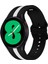Samsung Galaxy Watch4 40/44MM Silikon Watch Band Siyah Beyaz (Yurt Dışından) 1