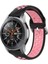 Samsung Galaxy Watch 46MM / Gear S3 Siyah Pembe Için Kayış (Yurt Dışından) 1