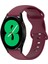 Samsung Galaxy Watch 4 44MM Bordo Için Silikon Watch Band (Yurt Dışından) 1