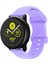 Kordonlu Saat 22MM Samsung Galaxy Watch Active 3 45MM Mor Için (Yurt Dışından) 3