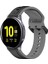 Samsung Galaxy Watch Active 2 40MM Siyah+Gri Için Silikon Watch Band (Yurt Dışından) 1