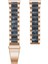 Galaxy Watch 4 40 / 44MM Rose Gold Mavi Için Metal Watch Band (Yurt Dışından) 3