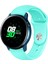 Samsung Galaxy Watch Active2 Bluetooth Sürümü 40MM Akıllı Saat Düz Renk Silikon Saat Bandı Nane Yeşili (Yurt Dışından) 1