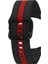 Samsung Galaxy Watch4 40/44MM Silikon Watch Band Siyah Kırmızı (Yurt Dışından) 3