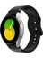 Samsung Galaxy Watch 7 40 / 44MM Siyah Için Dikişli Silikon Kayış (Yurt Dışından) 1