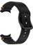 Samsung Galaxy Watch 7 40 / 44MM Siyah Için Dikişli Silikon Kayış (Yurt Dışından) 3
