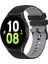 Samsung Galaxy Watch5 44MM Siyah+Gri Için Silikon Saat Bandı (Yurt Dışından) 1